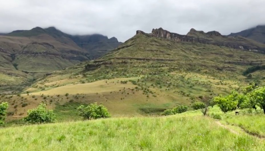 Sur les montagnes zoulous en Afrique du Sud / En las montañas zulus en Sur Africa