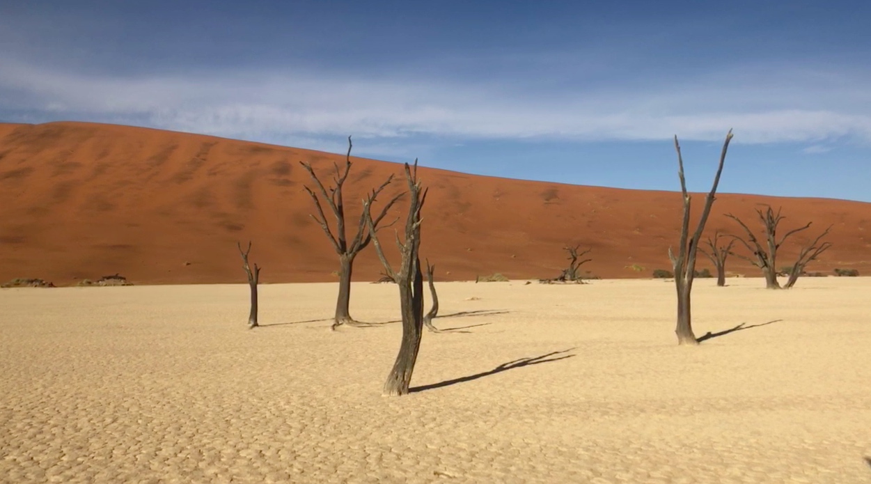 Rouge comme les dunes namibiennes/Rojo como las dunas