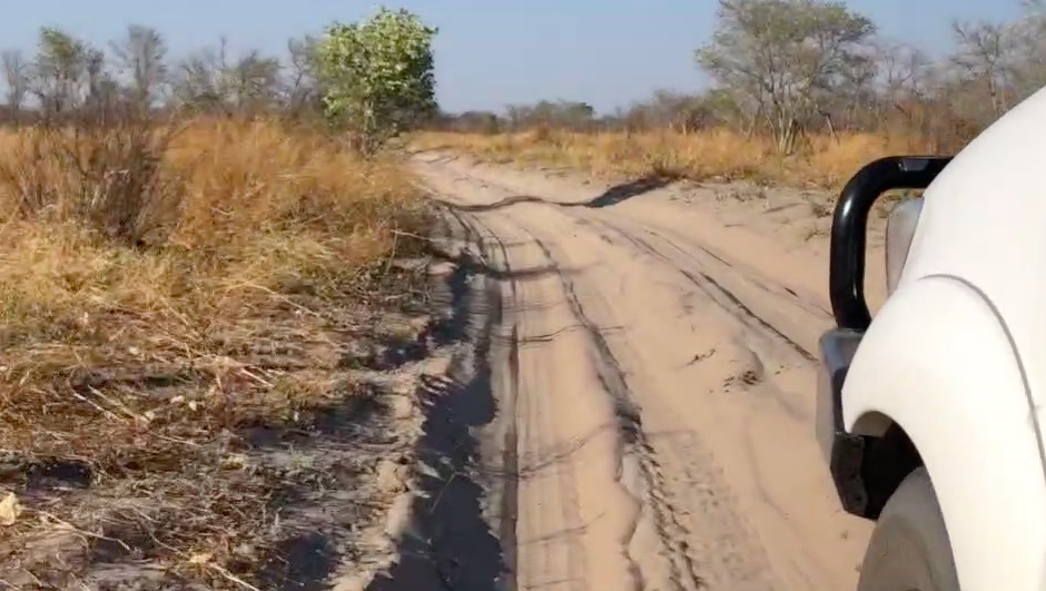 Botswana : le marchand de sable est passé ! / Un buen polvo para empezar…